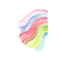 creartraffy rainbow colour watercolour arcobaleno Sticker