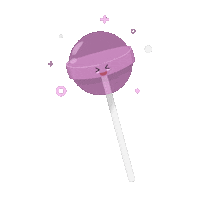 wishmewiz food yummy purple candy Sticker
