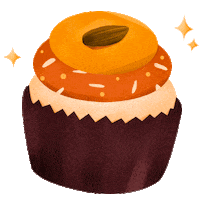 Autumn Cupcake Sticker by Cake Together
