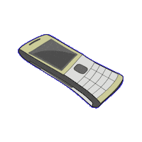 klypi phone y2k brick phone nokia phone Sticker