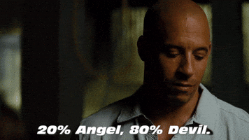 20% Angel, 80% Devil
