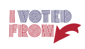 Vote Absentee Sticker by Federal Voting Assistance Program