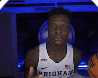 Byu Basketball George GIF by BYU Cougars