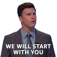 Colin Jost Sticker by Jeopardy!