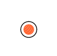 Sushi Sticker by luckyapple