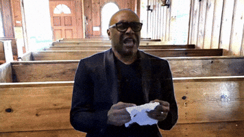 Church Muva protecting herself from all germs