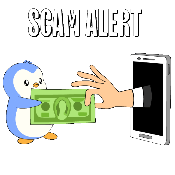 Penguin Stay Safe Sticker by Pudgy Penguins