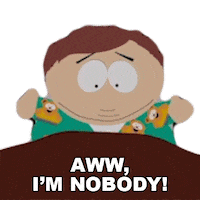 Cartman Nobody Sticker by South Park