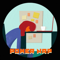 Tired Work GIF by Caption Agency