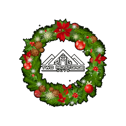 Christmas Home Sticker by Two Mortgage Guys