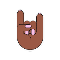 chezdidine illustration handsup main digitaldrawing Sticker