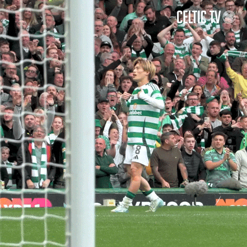 Goal Hoops GIF by Celtic Football Club