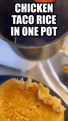 Chicken Taco Rice In One Pot | Rice Robot