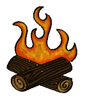 Summer Camping Sticker