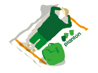 Plant-Based Chill Sticker by planton