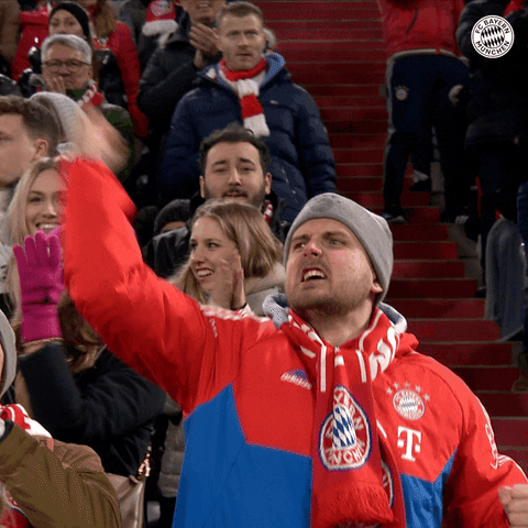 Happy Football GIF by FC Bayern Munich