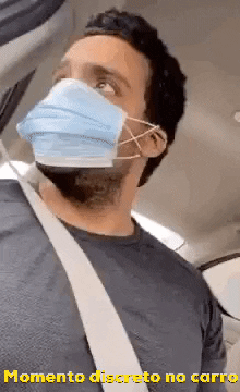 carlosalbertoteixeira snack mask car GIF