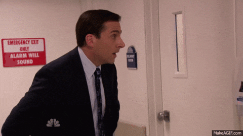 Michael Scott happy