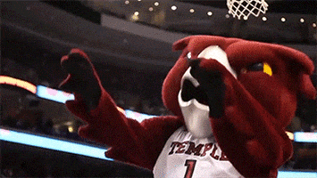 College Basketball Dancing GIF by Temple Owls