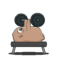 Work Out Sticker by Fugz Official