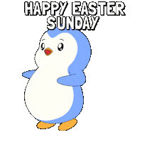 Easter Bunny Penguin Sticker by Pudgy Penguins