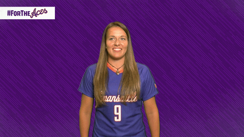 Purple Aces Evansville GIF by UE Athletics