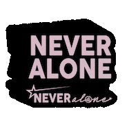 Neveralone Sticker by Thank You Hashem