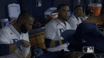 Tampa Bay Rays Eating GIF by MLB