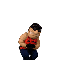 March Madness Rudy Sticker by University of Dayton