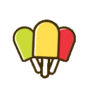 Ice Cream Cone Popsicle Sticker by Fruitful Day