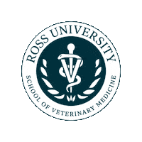 Rossies Sticker by Ross University School of Veterinary Medicine