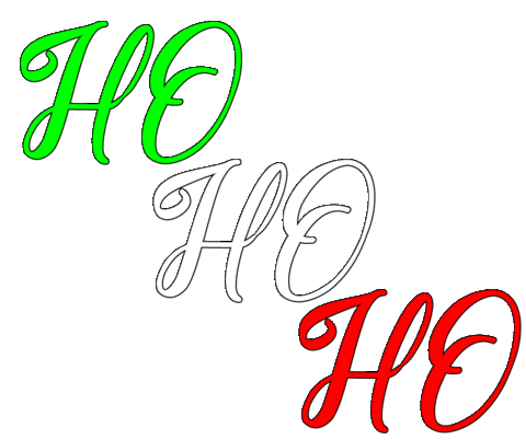 Ho Ho Ho Natal Sticker