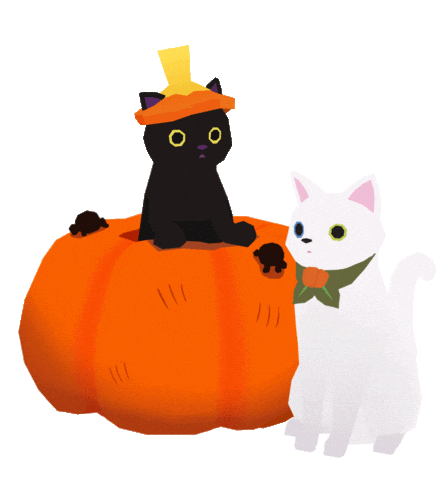 Cat Halloween Sticker