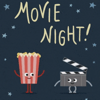 Night At The Movies GIF by evite