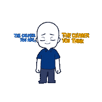 Self-Awareness Thinking Sticker by ironbrij