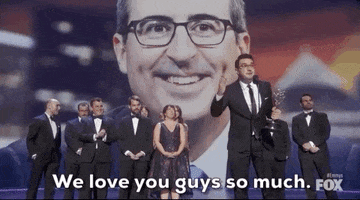 John Oliver Love GIF by Emmys