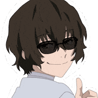 Bungo Stray Dogs Dazai Sticker