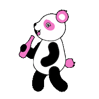 Beer Panda Sticker by Cerveza Rrëy