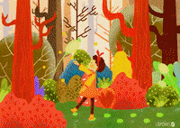 Girl Illustration GIF