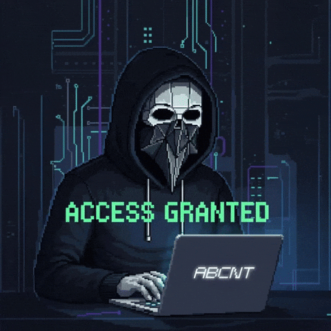 ABCNT giphyupload glitch digital computer GIF