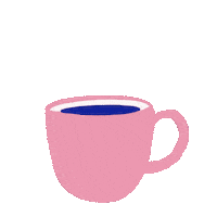 Cafe Cup Sticker