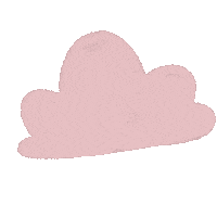 Cloud Rosa Sticker