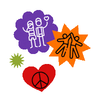 Peace Love Sticker by Indorelawan
