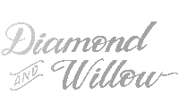 diamondandwillow coffee ocean watercolor diamond and willow Sticker
