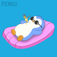 Out Of Office Summer GIF by Pudgy Penguins