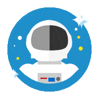 a-chieve job astronaut career achieveth Sticker
