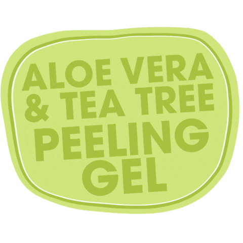 Aloe Vera And Tea Tree Peeling Gel Sticker by Baby Bright