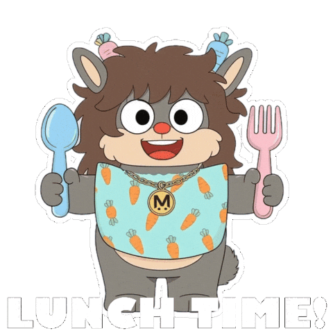 Lunch Eating Sticker