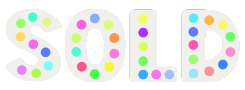 Rainbow Blinking Sticker by Bespattered Facade