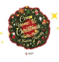 Christmas Wreath Sticker by frasersproperty